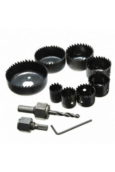 Cmc Tools 11 Parça Ahşap Demir Ağaç Delme Delik Açma Testere Seti 19-64 Mm