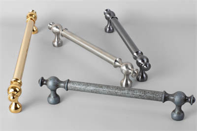 Dora 224 mm Siyah Kulp Mobilya Dolap Çekmece Vestiyer Kulpları