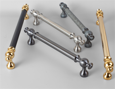 Duru 160 mm Soft Füme Kulp Mobilya Dolap Çekmece Vestiyer Kulpları