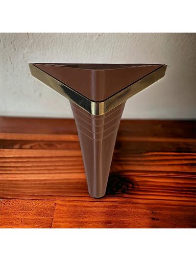 Efsane Plastik Ayak 15 Cm Ceviz - Tv Ünitesi, Dolap Ayağı, Komodin, Baza, Kanepe Koltuk Ayağı, Gardrop Ayağı