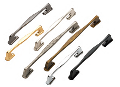 Eliza 160 mm Siyah Kulp Mobilya Dolap Çekmece Vestiyer Kulpları