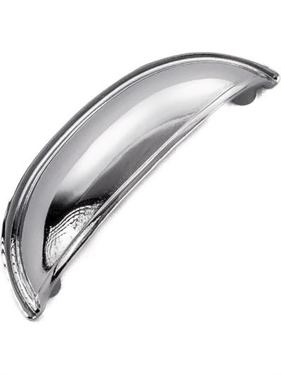 FDS Çanak Kulp - 64 mm Krom Mobilya Kulp (Dolap, Çekmece, Vestiyer Uyumlu)