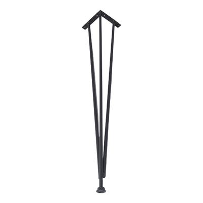 Firkete Metal Ayak Mat Siyah 72 Cm