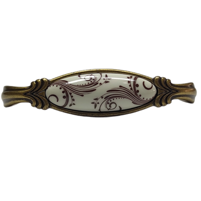 Gıustı Antik 96 mm Desenli Kulp Mobilya Dolap Çekmece Kulpları M6801