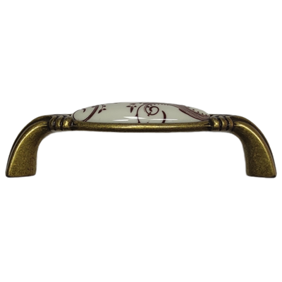 Gıustı Antik 96 mm Desenli Kulp Mobilya Dolap Çekmece Kulpları M6801