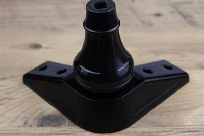 Gürden Plastik Ayak 14 CM Siyah Ayarlanabilir Mobilya Koltuk Dolap Komidin Gardrop Ayağı