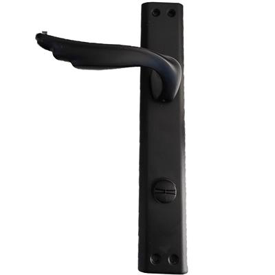 Güveniş Berlin Alm. Aynalı Siyah Wc Kapı Kolu