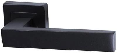 Güveniş Zigana Alm.Kare Rozetli Siyah Wc Kapı Kolu