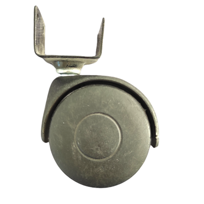 Hts-431 Plastik Siyah 30 mm Büyük U Tablalı Teker