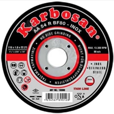 Karbosan 115x1x22 İnox Thinline Metal Kesici