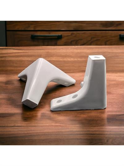 Kartal Plastik Ayak 12 Cm Beyaz - Tv Ünitesi, Dolap Ayağı, Komodin, Baza, Kanepe Koltuk Ayağı, Gardrop Ayağı