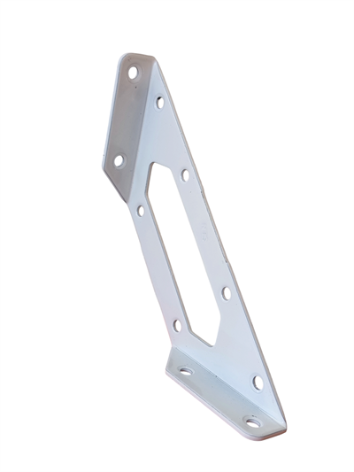 Köşebent Braketi Kare Stand Metal Standı Dik Açılı Köşebent Açılı Raf 90 Derece Braket Desteği Metal Köşeli Mesnet Beyaz Büyük