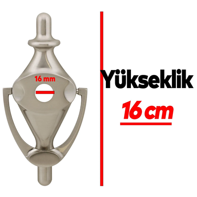 Kumru Kapı Tokmağı Taktak Dürbün Uyumlu Tak Tak Zil Saten