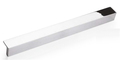 L Alüminyum 128 mm Krom Kulp Mobilya Dolap Çekmece Vestiyer Kulpları 23 mm