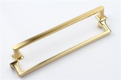 Manço 128 mm Mat Altın Kulp Mobilya Dolap Çekmece Vestiyer Kulpları