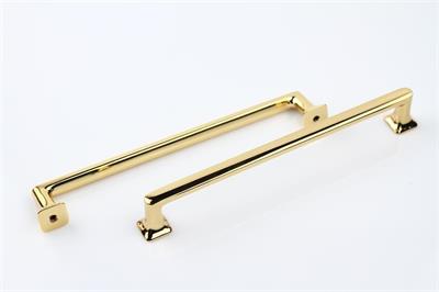 Manço 128 mm Mat Altın Kulp Mobilya Dolap Çekmece Vestiyer Kulpları