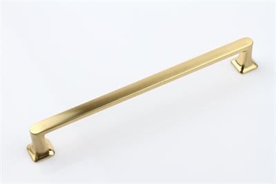 Manço 128 mm Mat Altın Kulp Mobilya Dolap Çekmece Vestiyer Kulpları