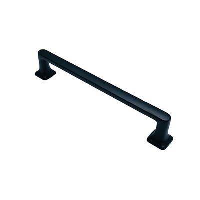 Manço Zamak Siyah 128 mm Kulp Mobilya Dolap Çekmece Vestiyer Kulpları