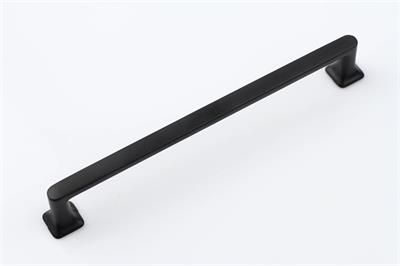 Manço Zamak Siyah 96 mm Kulp Mobilya Dolap Çekmece Vestiyer Kulpları