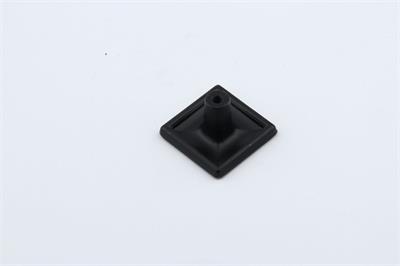 Mercan Kare Siyah Düğme Kulp Mobilya Dolap Çekmece Vestiyer Kulpları