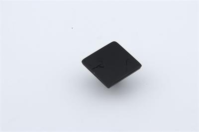 Mercan Kare Siyah Düğme Kulp Mobilya Dolap Çekmece Vestiyer Kulpları