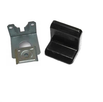 Metali Dolap Mutfak Askı Elemanı L Siyah 1.20 mm