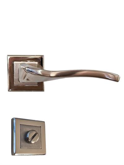 Miray Duru Alm.Kare Rozetli Nikel Saten Wc Kapı Kolu