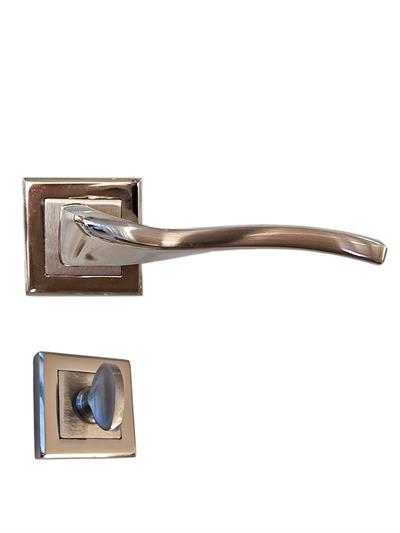 Miray Duru Alm.Kare Rozetli Nikel Saten Wc Kapı Kolu