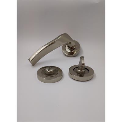 Miray Duru Alm.Yuv.Rozetli Nikel Saten Wc Kapı Kolu