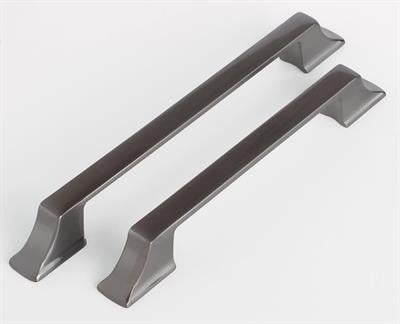 Mostar 128 mm Mat Füme Kulp Mobilya Dolap Çekmece Vestiyer Kulpları