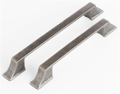 Mostar Antik Gümüş 160 mm Kulp Mobilya Dolap Çekmece Vestiyer Kulpları