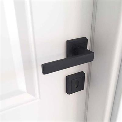 Nobel Max Avanti Kare Rozetli Mat Siyah Oda