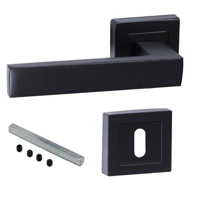 Nobel Max Avanti Kare Rozetli Mat Siyah Oda