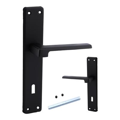 Nobel Panama Aynalı Siyah Oda Kapı Kolu