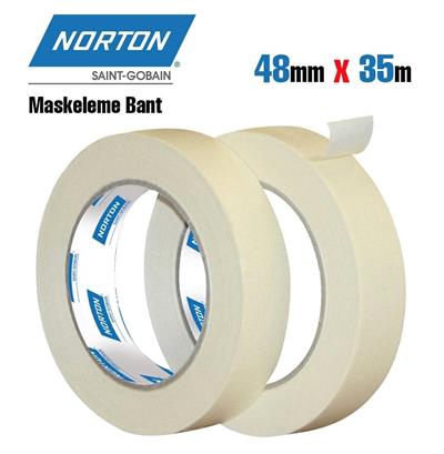 Norton 80°C Oto Maskeleme Bandı 48 mm x 35 Mt | Atlas