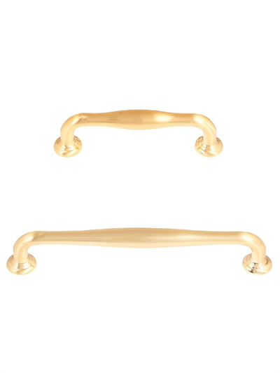 Oba 128 mm Mat Altın Kulp Mobilya Dolap Çekmece Vestiyer Kulpları