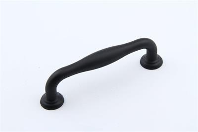 Oba 128 mm Siyah Kulp Mobilya Dolap Çekmece Vestiyer Kulpları