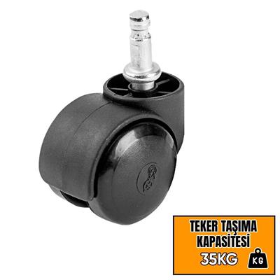 OFİS SANDALYE TEKERLEĞİ OFİS KOLTUĞU TEKERİ PİMLİ 11MM