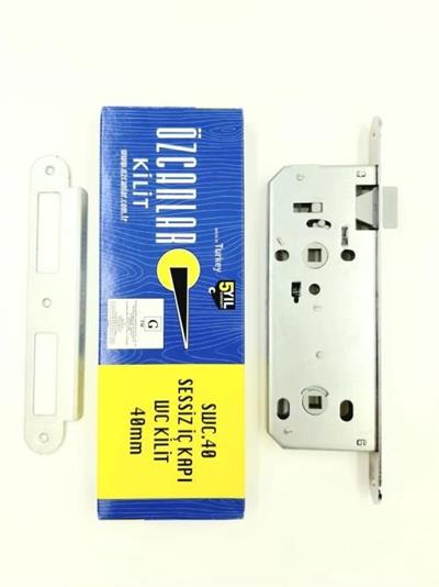 Özcanlar 40/23 mm Kapı Kilidi Wc Saten Sessiz