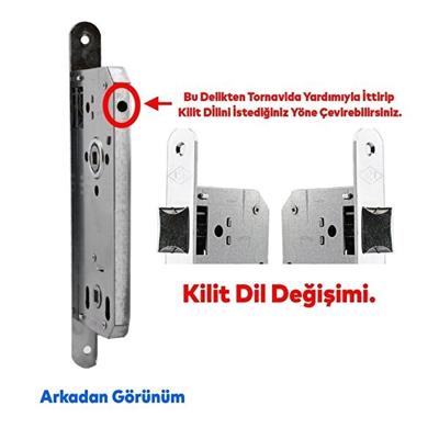 Özcanlar 45 mm Wc Krom Oval 18 mm