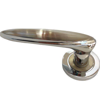 Özen Mica Zamak Yuv.Rozetli Saten Krom Oda Kapı Kolu