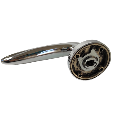 Özen Mica Zamak Yuv.Rozetli Saten Krom Oda Kapı Kolu