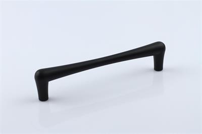 Paris 128 mm Siyah Kulp Mobilya Dolap Çekmece Vestiyer Kulpları