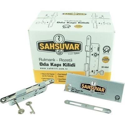Şahsuvar 45 mm Nikel Oval Oda Kilit 18 mm