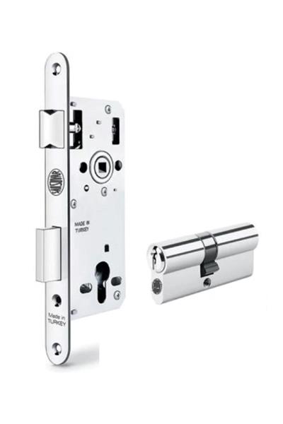 Şahsuvar 45 mm Oval Ayna Silindirli Krom Kilit 23 mm