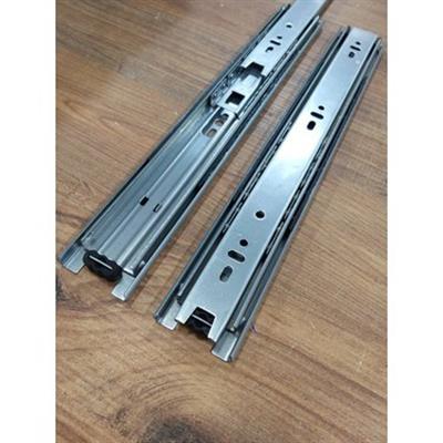 Samet 43 mm 50 cm Teleskopik Ray Çekmece Kızağı Çekmece Rayı Galvanizli