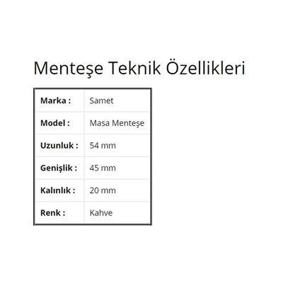 Samet Masa Menteşesi