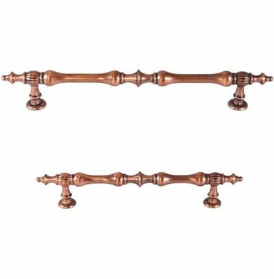 Şehzade Antik Bakır 128 mm Kulp Mobilya Dolap Çekmece Vestiyer Kulpları
