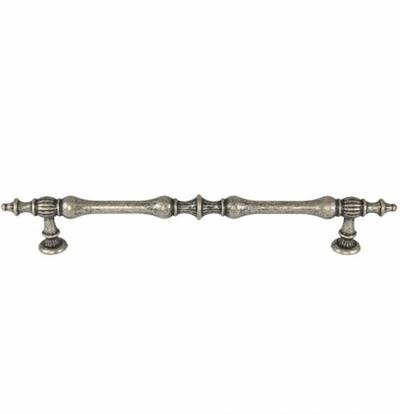 Şehzade Antik Gümüş 96 mm Kulp Mobilya Dolap Çekmece Vestiyer Kulpları