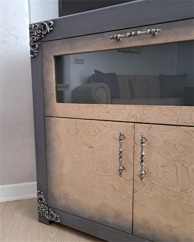 Şehzade Antik Gümüş 96 mm Kulp Mobilya Dolap Çekmece Vestiyer Kulpları